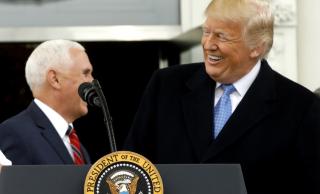 President Trump smiling